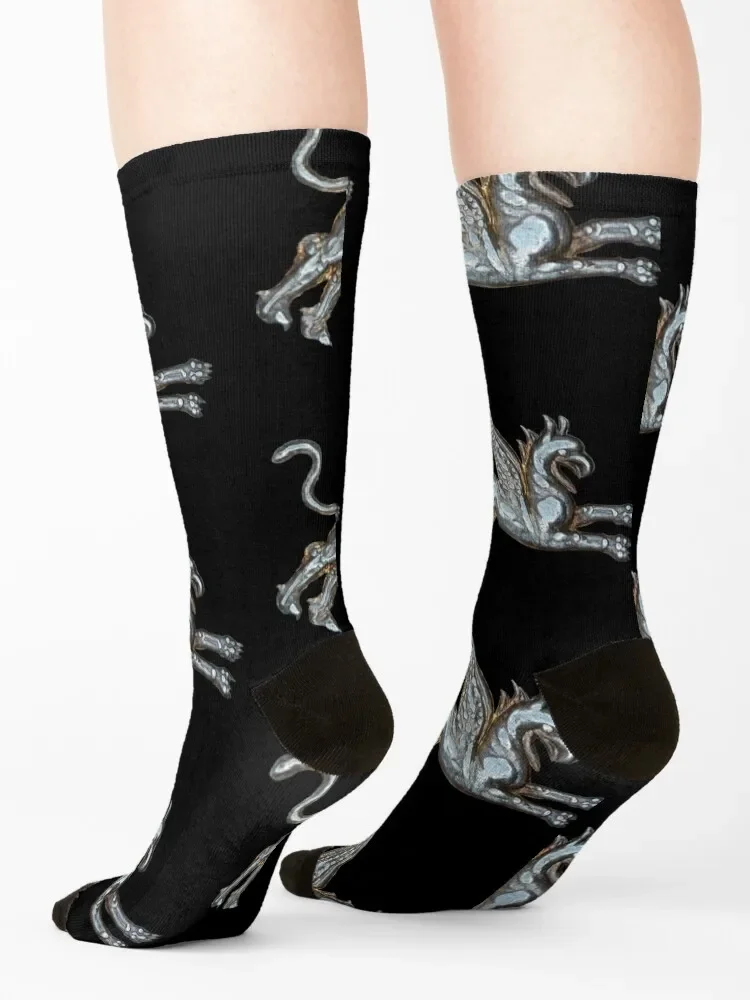 Leaping Griffin из 79 BC носки чулки цветные снежные мужские роскошные женские