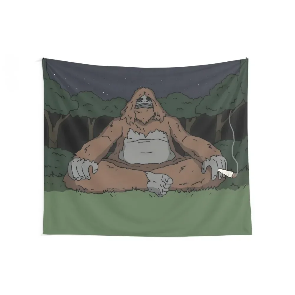 Нахальный гобелен Sasquatch на стене украшение комнаты эстетический