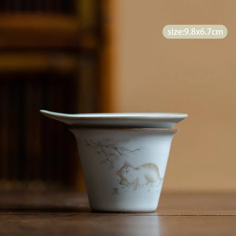 

Керамическая чашка с кошкой RI ONIY TEASET