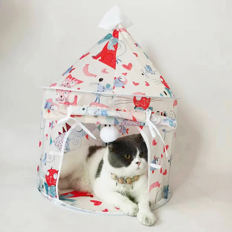 Палатка для кошек портативная игрушка домашних питомцев туннель в прятках