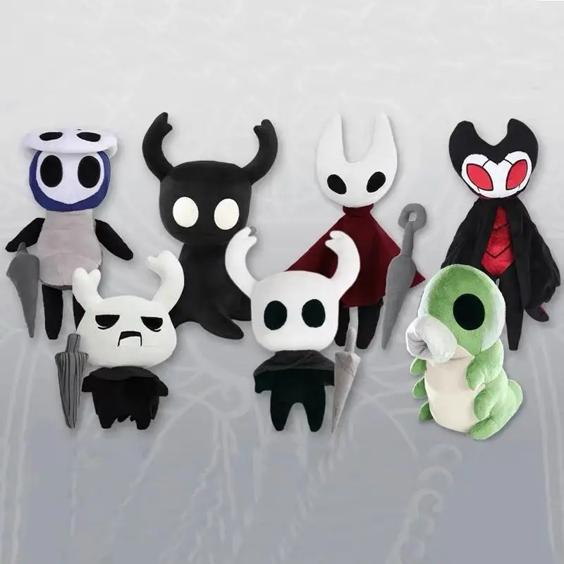 

30cm Hot Game Hollow Knight Plush Toys Figure Ghost Plush Stuffed Animals Doll Brinquedos Kids Toys For children Christmas Gift