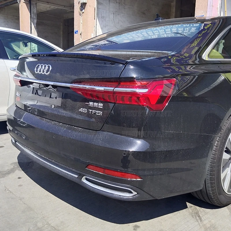 

Стильное S-образное крыло спойлера UBUYUWANT для AUDI A6 C8 4-дверного седана 2019-2021, высококачественный задний спойлер из полиуретана