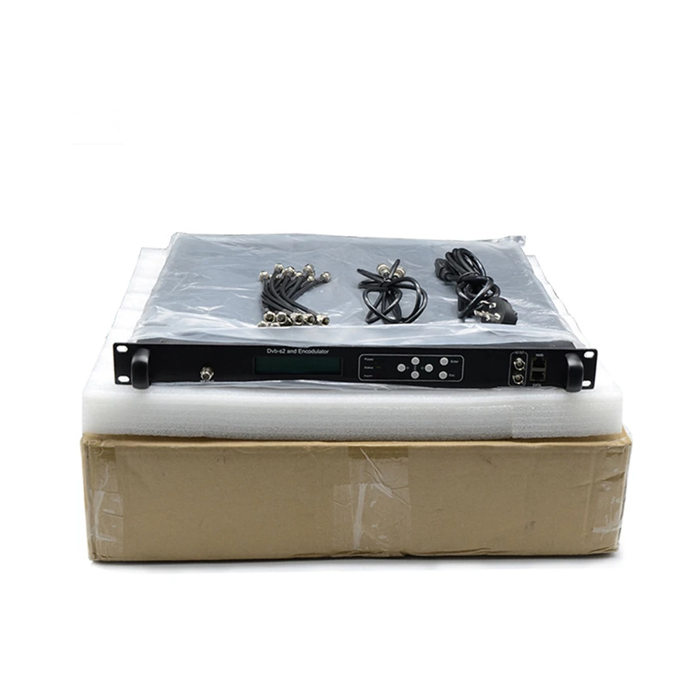 

Cable TV Front End 12 CHs DVB-S Quad DTMB Modulator