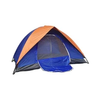 2persons double layers two doors outdoor camping family travel waterproof tent 200150120cm light weight easy carry tourist