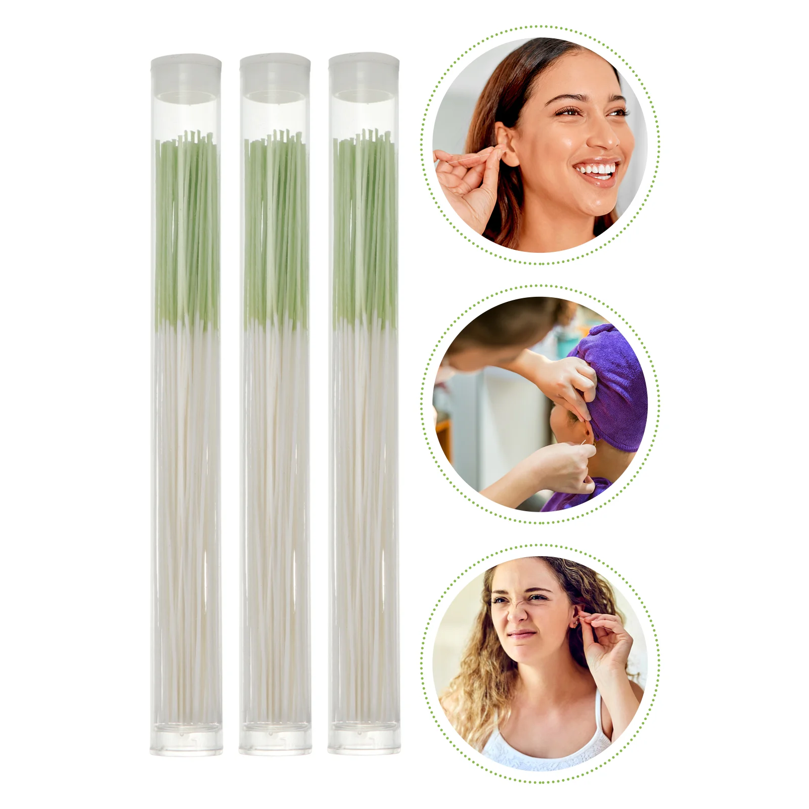 

Ear Hole Cleaning Cleaner Floss Line Lines Earrings Earring Tools Care Aftercare Disposable Tool Pierced Kit Flossing Ears