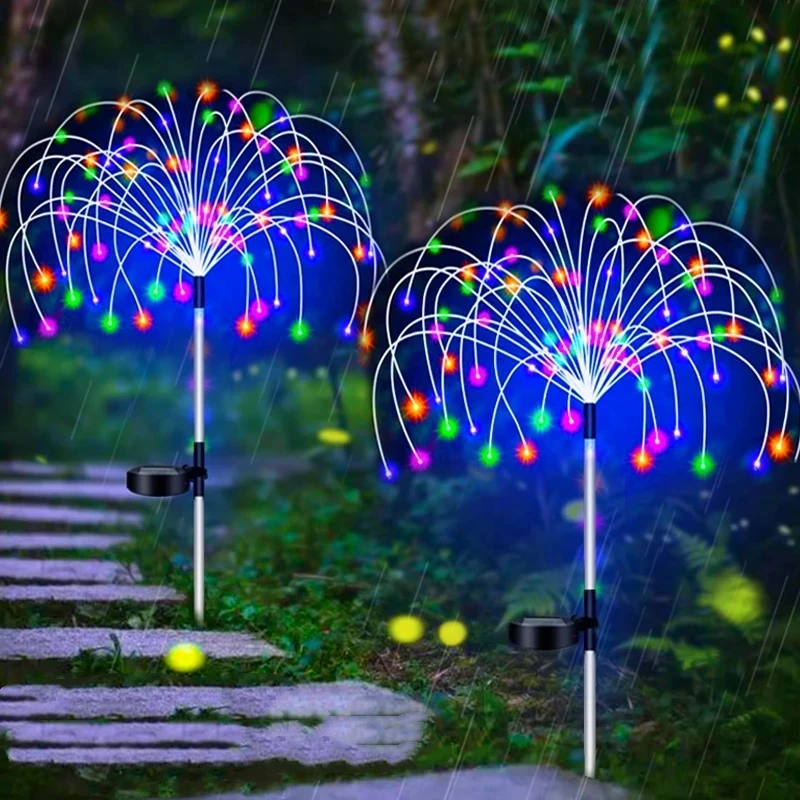 

Solar LED Firework Fairy Lights Outdoor Waterproof Garden Decoration Lawn Pathway Solar Lamp Solar Outdoor Light Garden Light