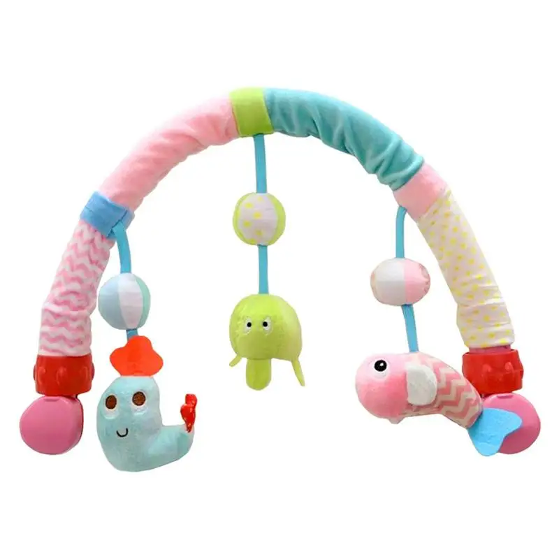 

Crib Toy Hang Decorations Toddler Montessori Toys Car Seat Toys Toddler Sensory Activity Arch Toys Newborn Pram Toys For Boys