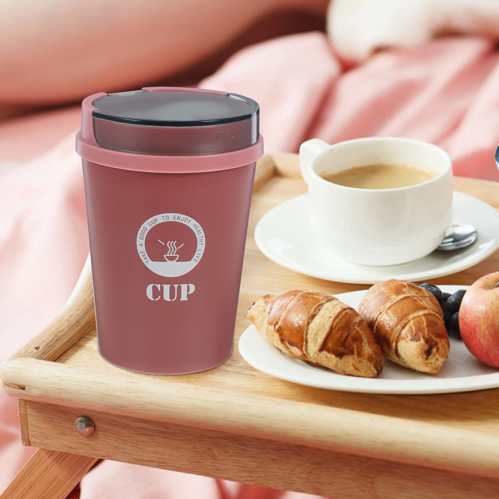 Контейнер для супа домашней чашки с ложкой крышкой кастрюли герметичной