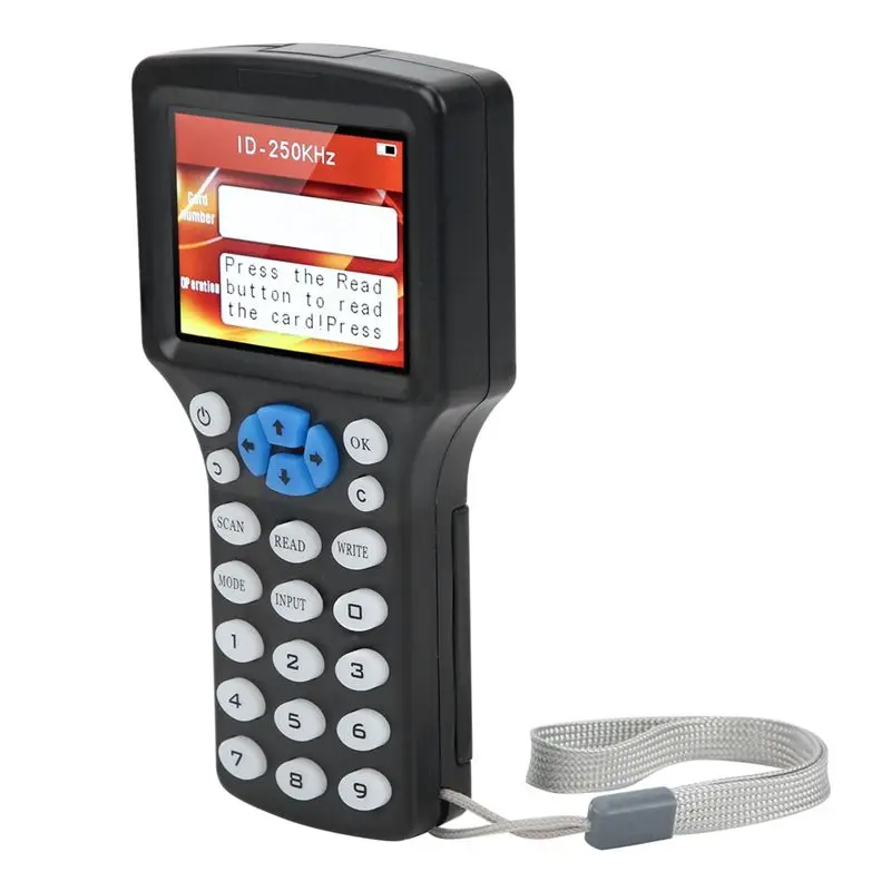 Фото ABZZ-10 Частотный RFID-считыватель/записыватель смарт-карт +5X CUID/UID брелоков 125K 13.56МГц, копировщик RFID-ключей, репликатор ключей №5