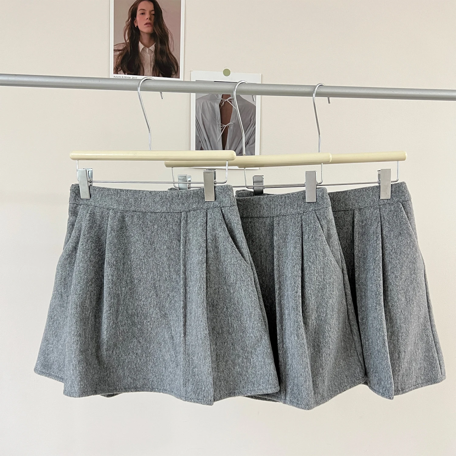 

Юбка женская Плиссированная, однотонная летняя модная повседневная нежная простая в Корейском стиле