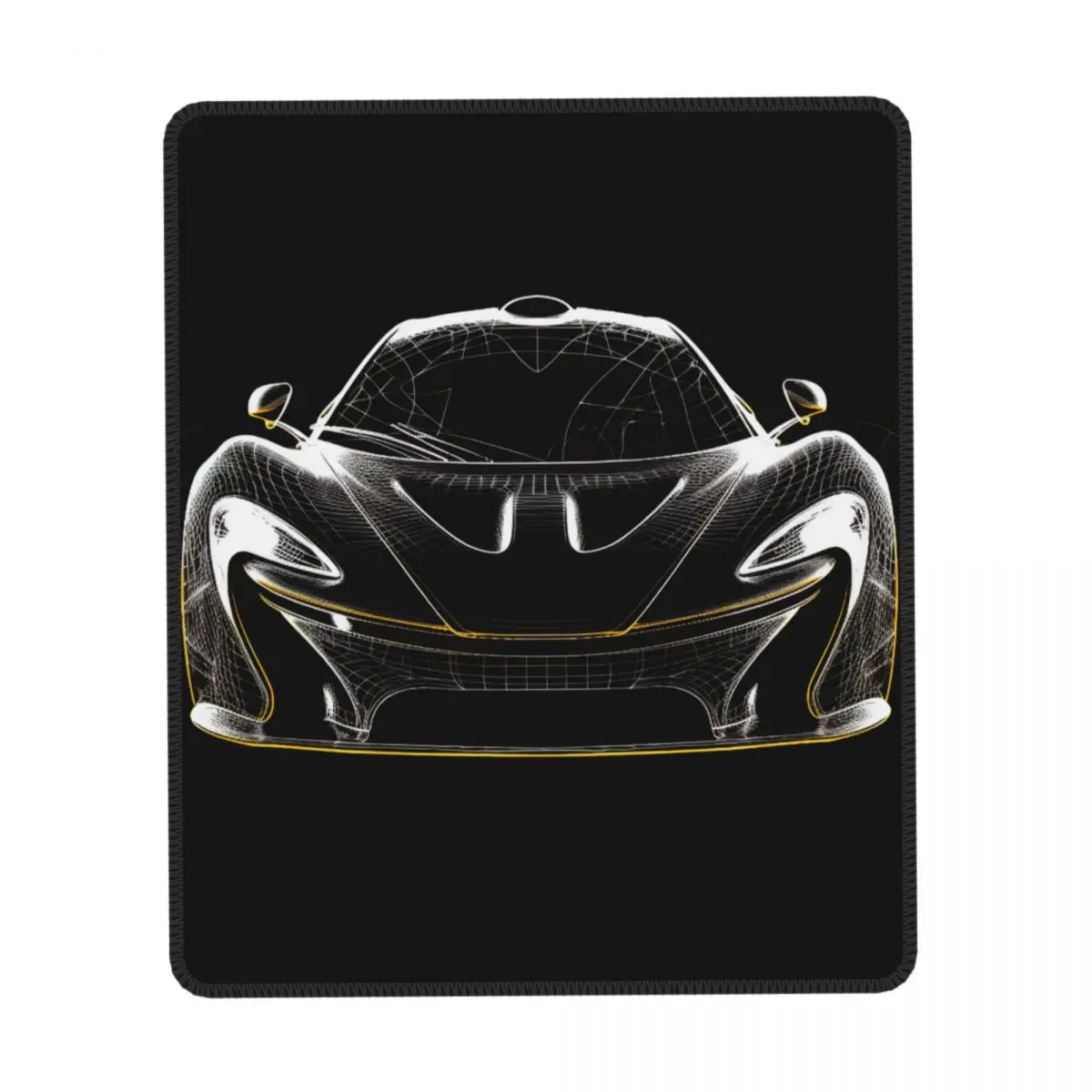 

Powerful Sports Car Vertical Print Mouse Pad Neon Line Art Rubber Table Mousepad Anti Fatigue Rertro Fantasy Mouse Pads