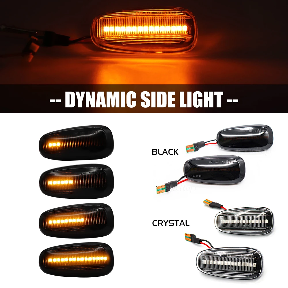 

2 Pieces Car Lamp Led Light For Opel Astra G 1998-2009 Side Mirror Turn Signal Led Car Accessories Signal Lamp