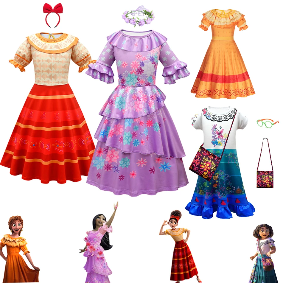 

Детское платье принцессы с принтом, для косплея