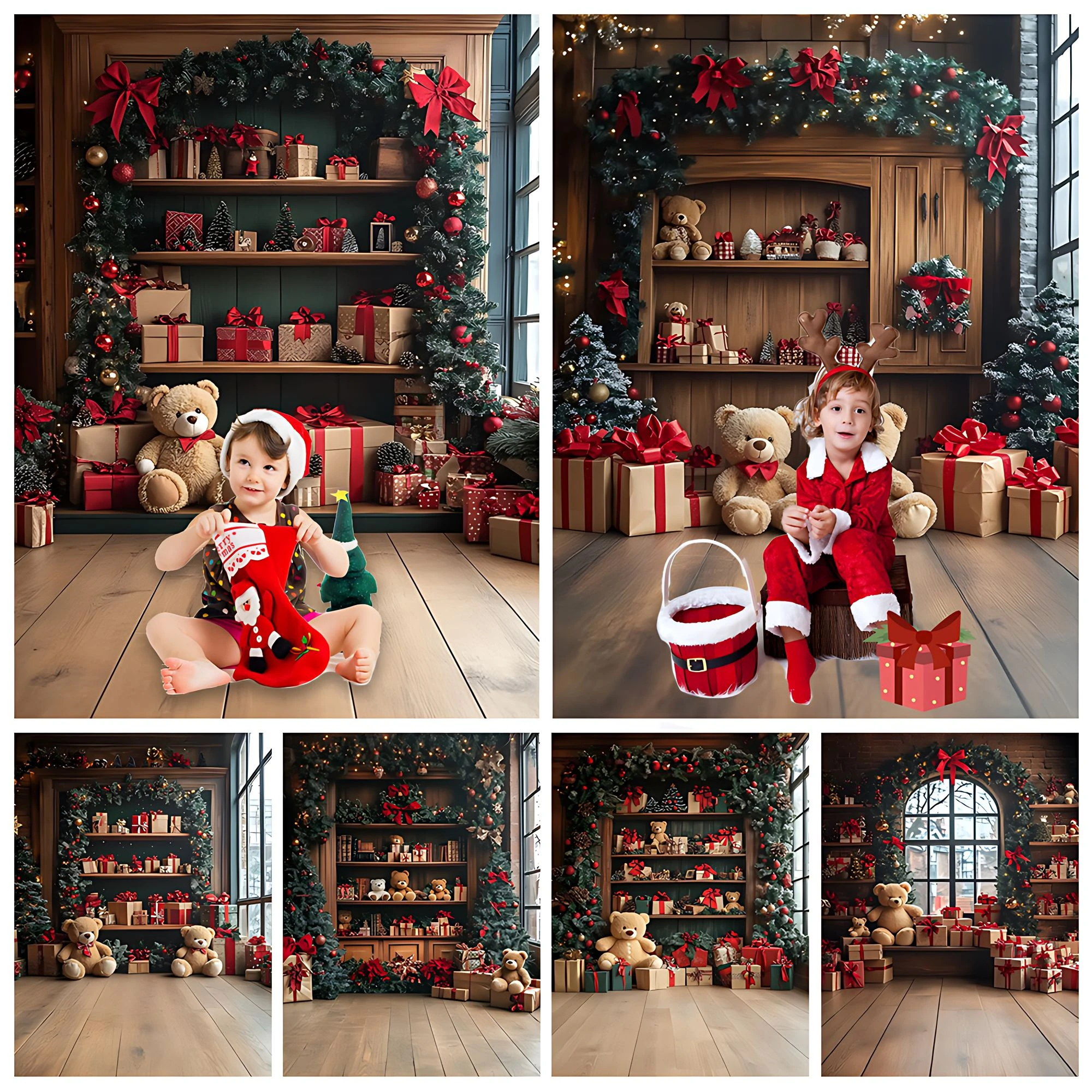 Рождественская Кукла Медведь фотография Фон подарки дерево стена дом деревянный