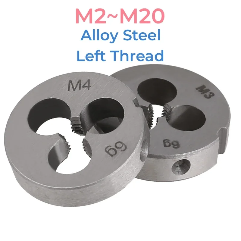 

1 шт. левая резьба из легированной стали, резьба M2, 5, 5 M3, M4, M5, M6, M8, M12, M14, M16, M18, M20, метрическая резьба, металлический резьбовой инструмент