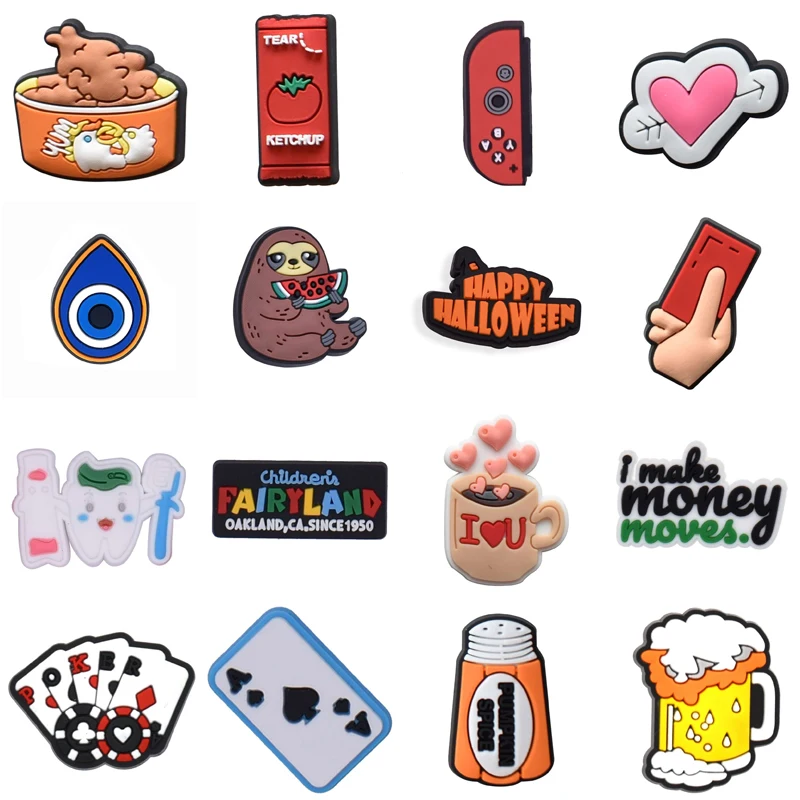 

Women Charm Shoe Charms Accessories Decorations PVC Buckle Decorations for Crocs Wholesale Bulk Gifts Pins Shoes Accessories
