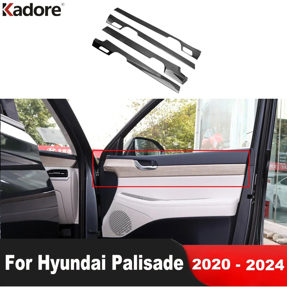 Накладка на внутреннюю дверную ручку автомобиля для Hyundai Palisade 2020 2021 2022 2023 2024