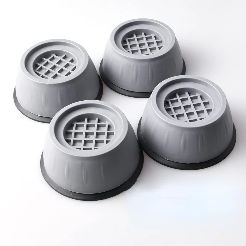 

4pcs Anti Vibration Feet Pads Washing Machine Support Rubber Legs Slipstop Silent Skid Raiser Mat Dampers Stand Furniture Fixed