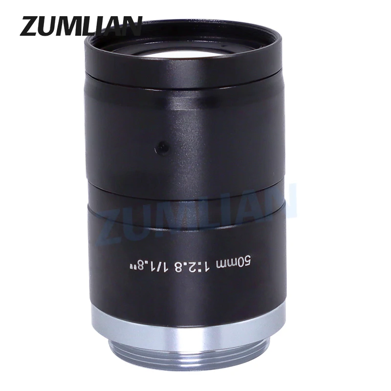 ZUMLIAN 50 мм объектив C-Mount FA 1/1.8 ''IMX178 CMOS F2.8 ручная Радужная фотокамера 5