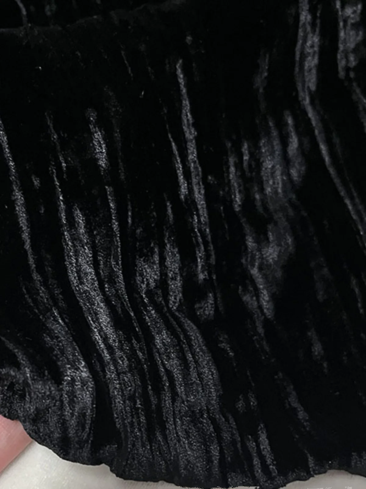 Высококачественная натуральная бархатная модная ткань м белая черная