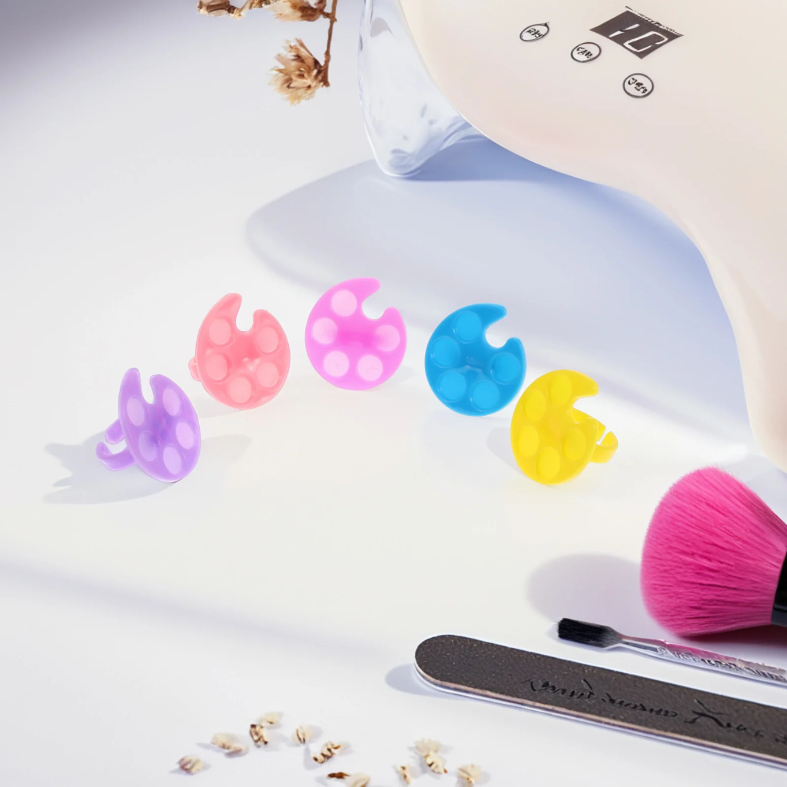 20 шт. маникюрные инструменты палитры цветов для ногтей гель-лак смешивания