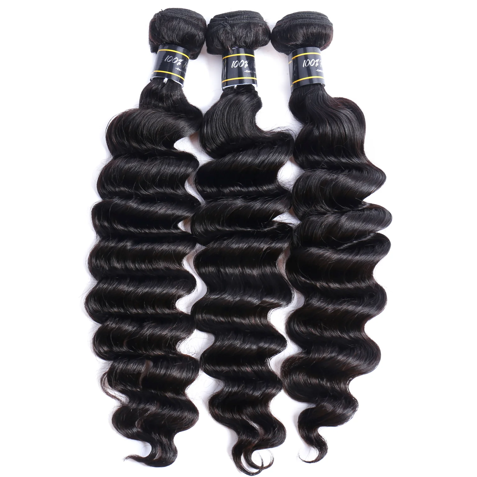 Недорогие бразильские пряди волос CII с глубокой волной 100% натуральные волосы Remy