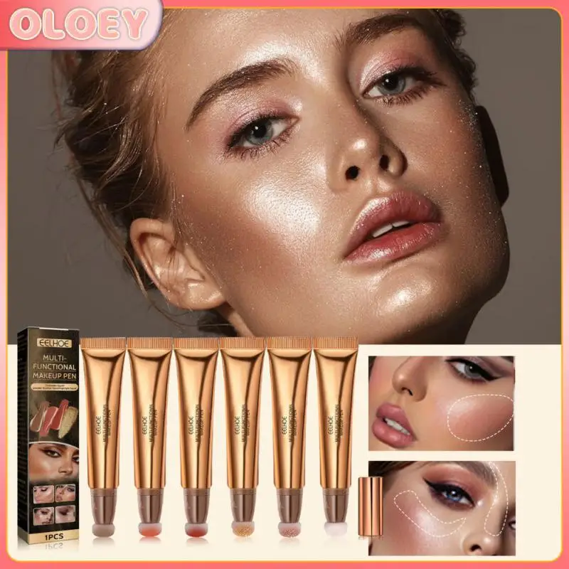 

Natural Cheek Tint Blush Face Blush Stick 6 Colors Face Contour Shadow Face Highlight Highlighter Bronzers Face Makeup Cosmetics