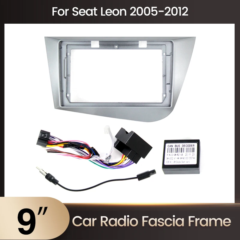 2 Din радиоприемник для Seat Leon 2005-2012 с левым и правым приводом комплект монтажа