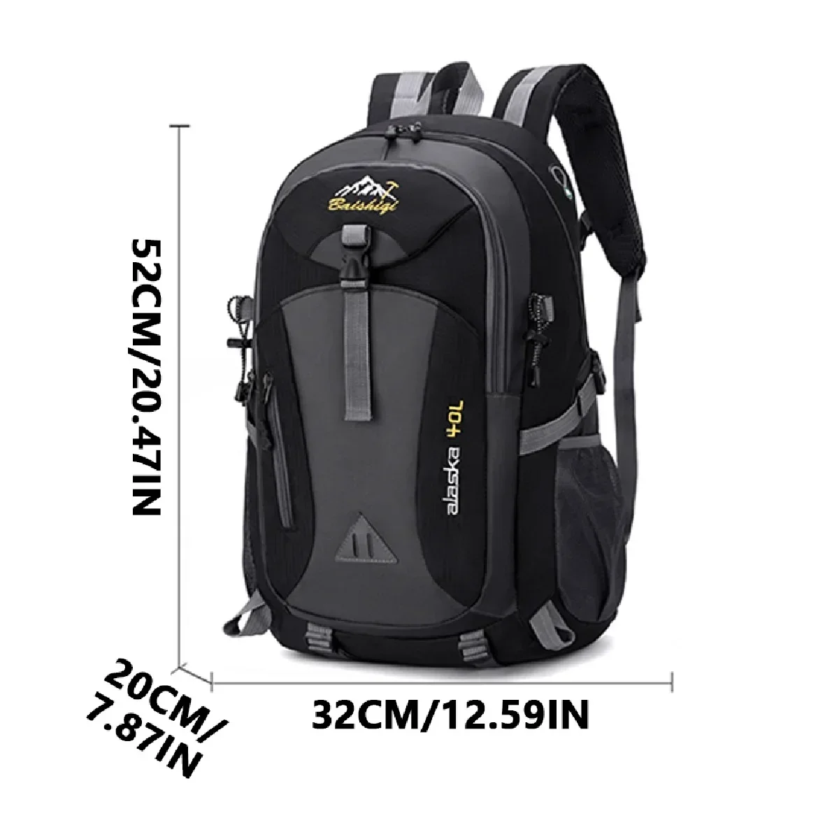 Вместительный походный рюкзак 40 л подходит для мужчин и женщин в кампусе