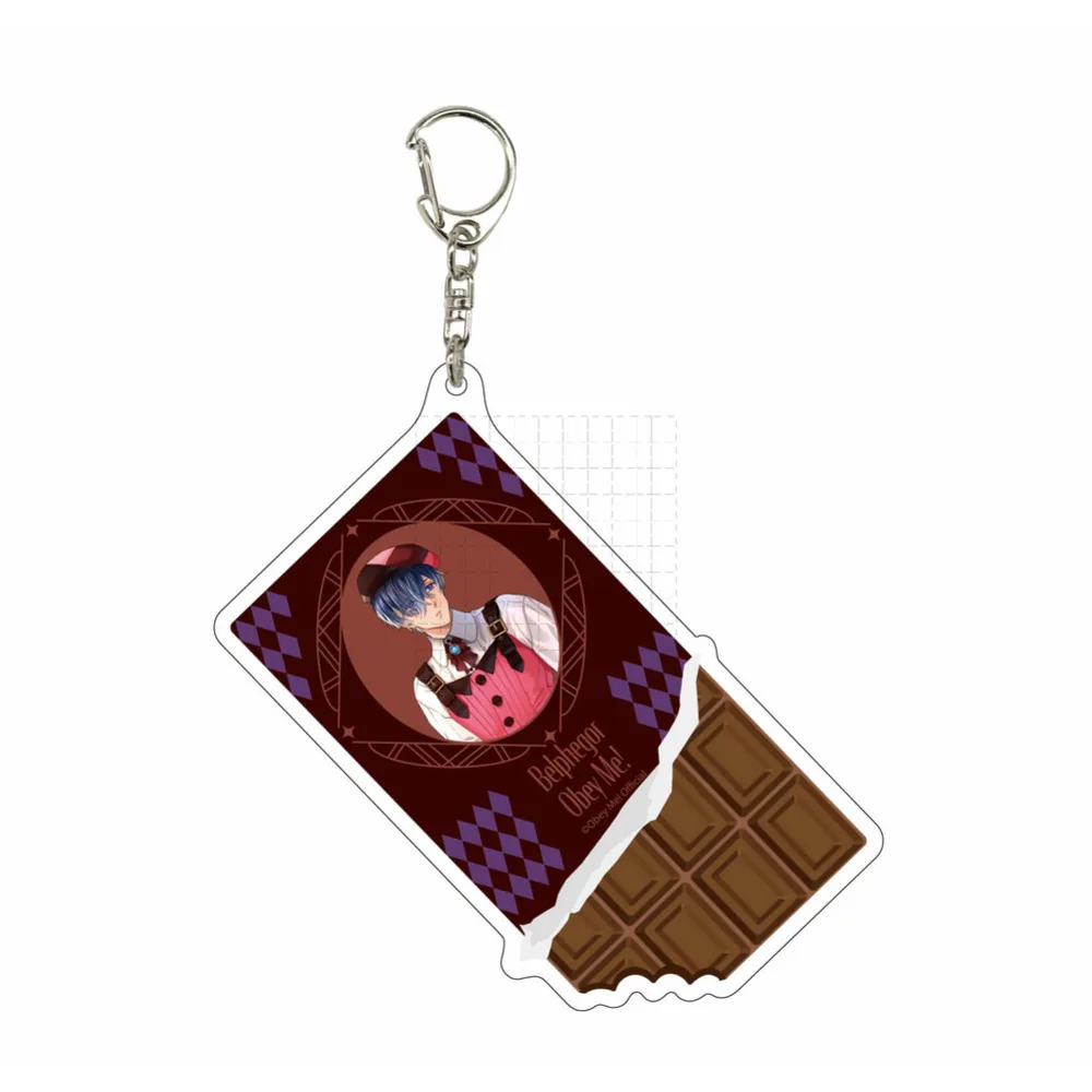 Брелок для ключей игры 2-Obey Me кукла в стиле аниме Asmodeus Belphegor Lucifer Mammon Leviathan Beelzebub