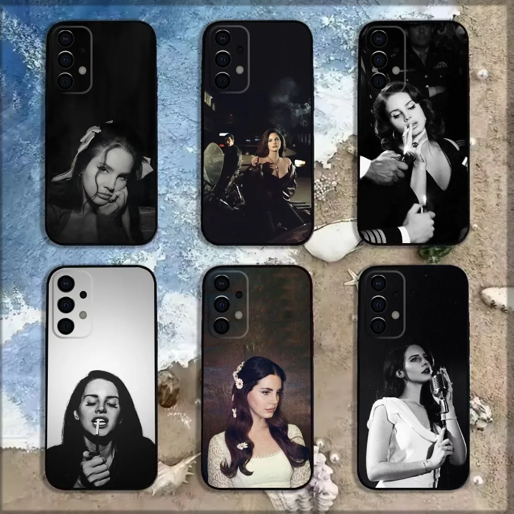Lana D-Del Rey Famous Singer Phone Case For Samsung Galaxy A13 A21s A22 A31 A32 A52 A53 A71 A80 A91 Soft Black Shell