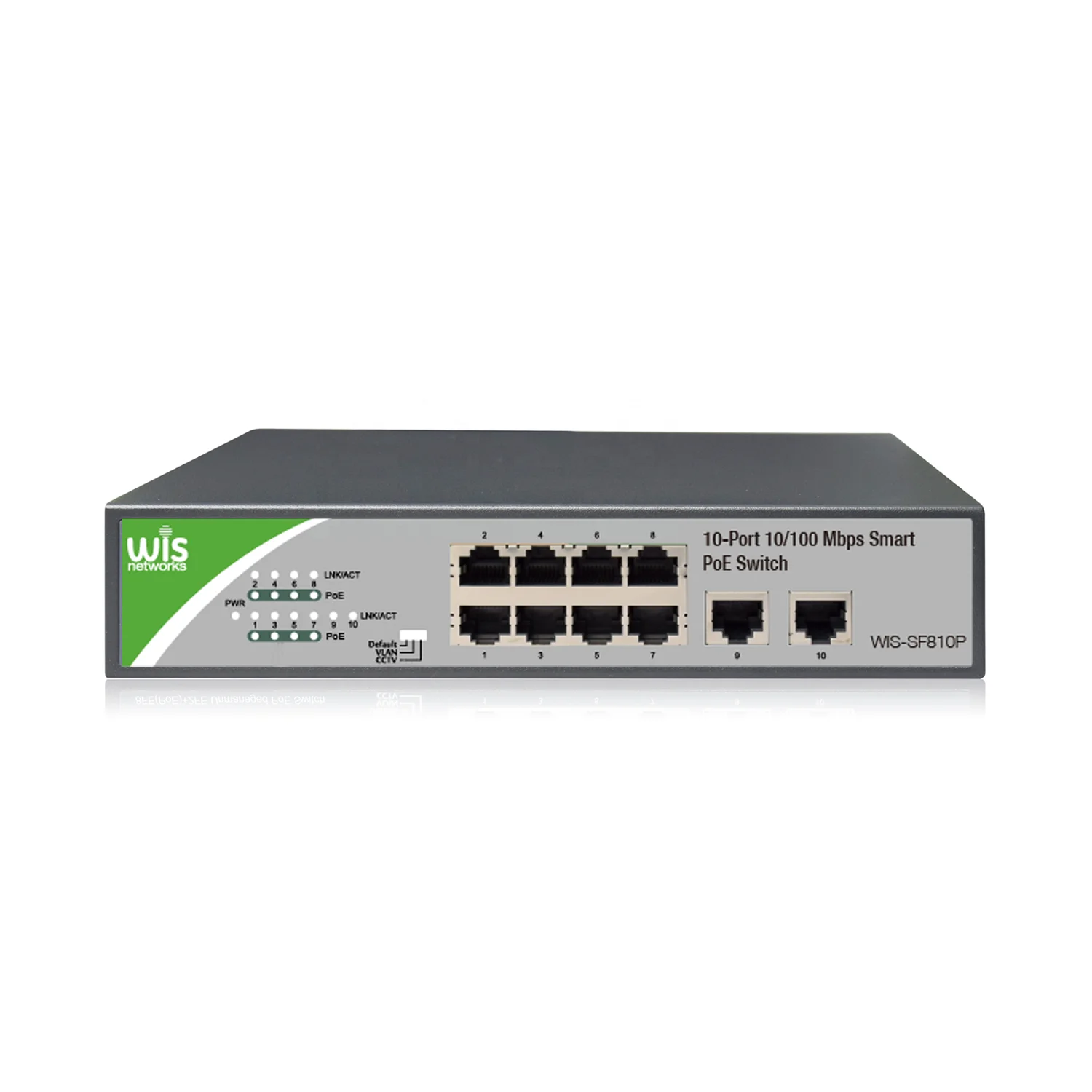 Smart switch led driver switching power supply 10-Port 48VDC 802.3at/802.3af PoE Unmanaged  Wifi switch enlarge