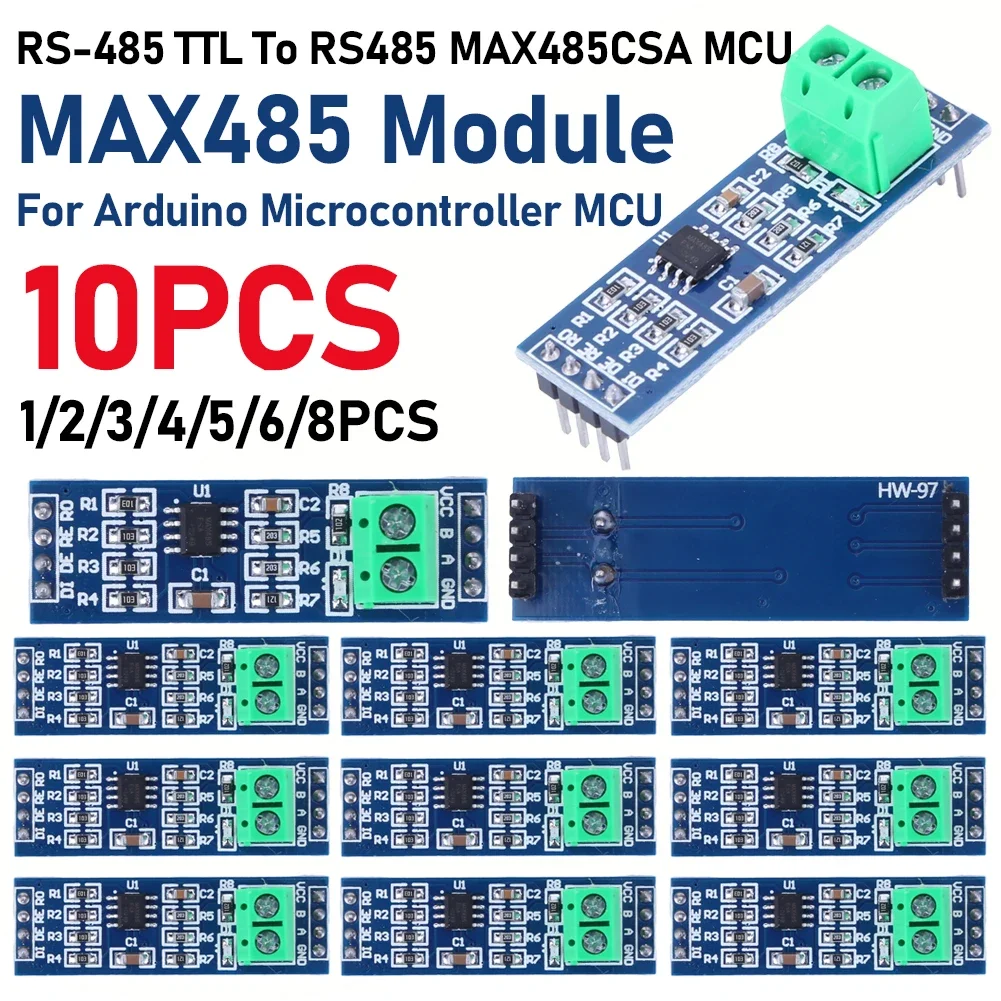Модуль MAX485 RS-485 TTL в RS485 MAX485CSA, аксессуары для разработки ...