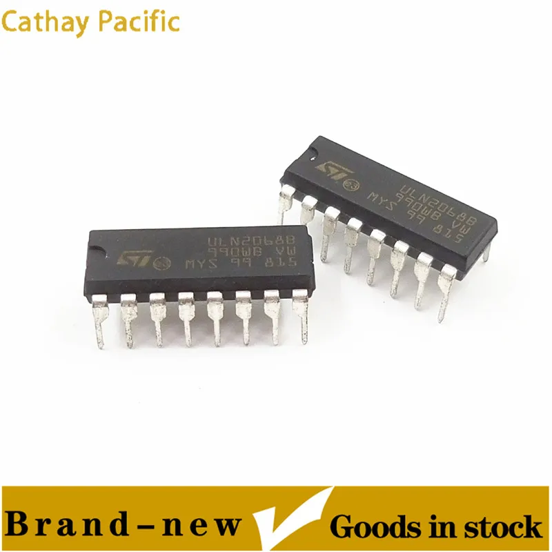 

New original ULN2068B straight plug DIP-16 1.75A 50V NPN Darlington transistor IC chip