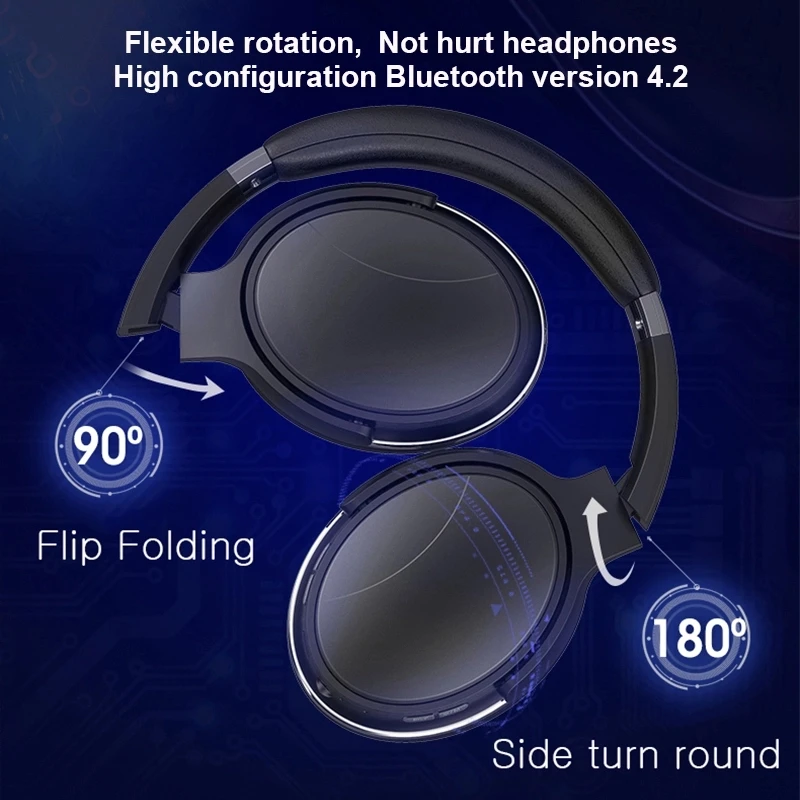 

Складная Беспроводная Bluetooth-гарнитура с микрофоном и поддержкой TF-карты