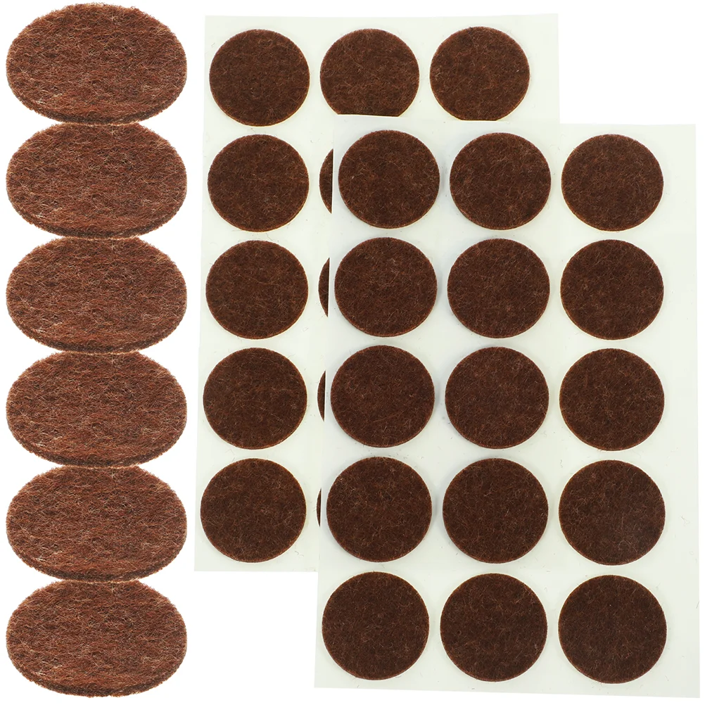 

180 Pcs Solid Wood Home Point Self-adhesive Mat Sofa Protector Felt Chair Floor Protectors Hardwood