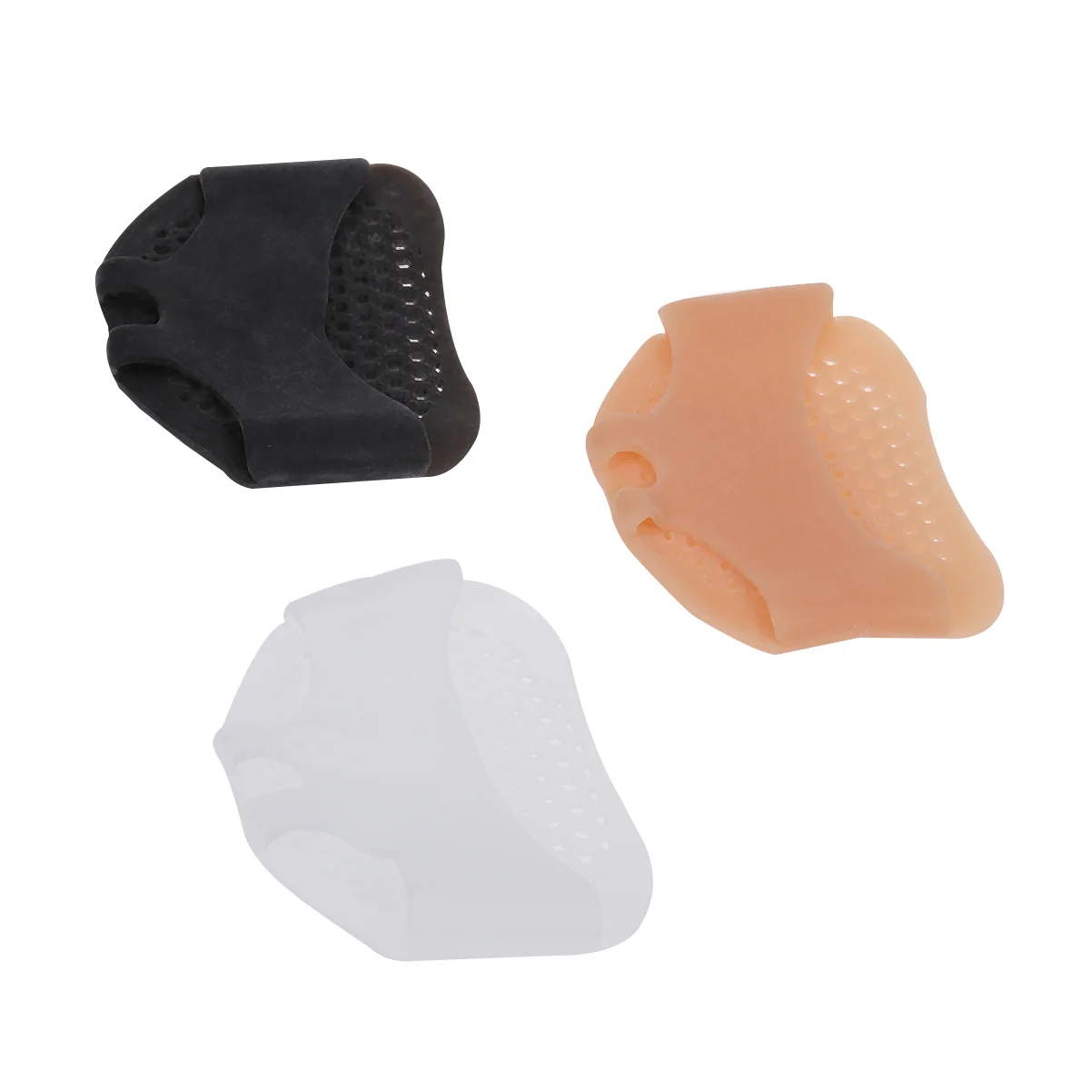 

3 Pairs Anti Comfortable Silicone Gel Metatarsal Pads Forefoot Cushion Forefoot Pads for Foot Care High Heel Shoes Women