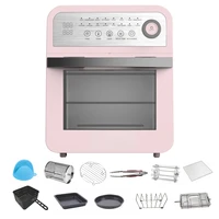 home air fryer oven stainless steel 12l customized logo touch control panel with rotary knob