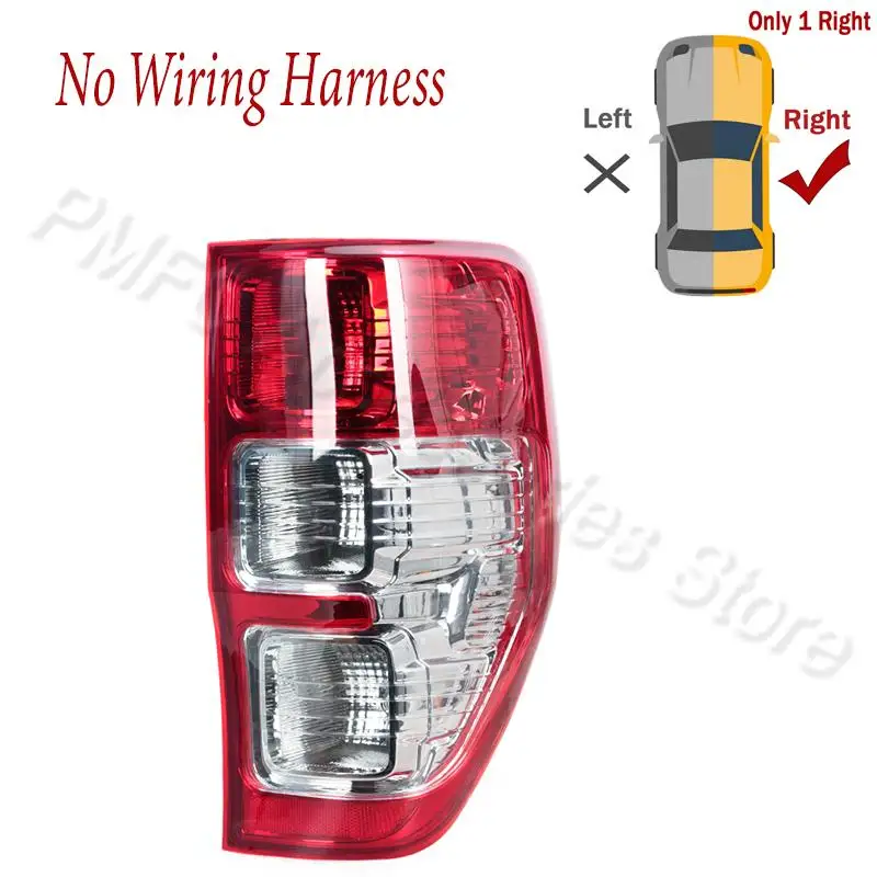 Задний фонарь в сборе для автомобиля, задний фонарь, задний фонарь, сигнал поворота, цвет Дымчатого цвета для Ford Ranger PX T6 MK1 MK2 WildTrak XLT XL XLS 2011-2018