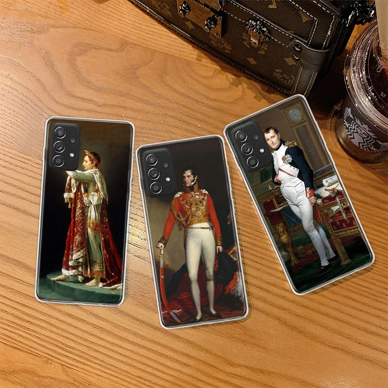 

Napoleon Bonaparte Phone Case For Galaxy A14 A71 A51 A41 A31 A21S A11 A01 A70 A50 A40 A30 A20E A10 Samsung A9 A8 A7 A6 A80 A90 C