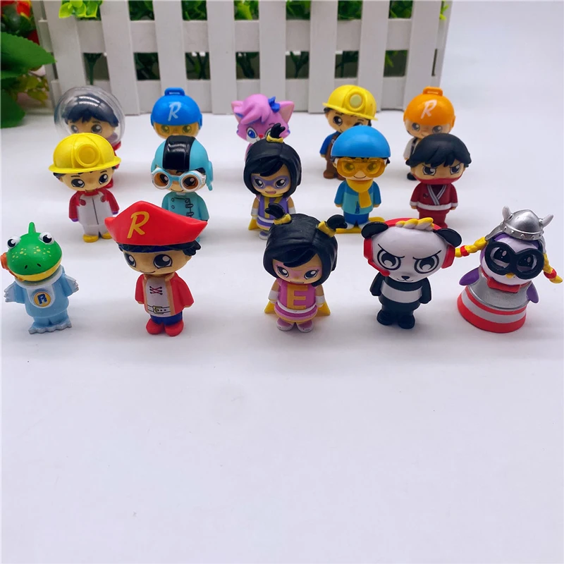 3-10Pcs Original Ryans World Red Titan Big Gil Gus Panda Lexa Shelldon Figure Blind Egg Collect Model Toy Gift For Kid Boy Girl images - 6