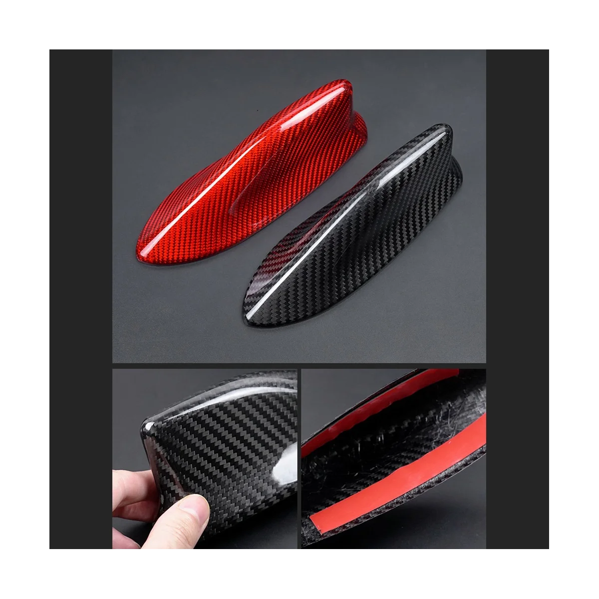 Сигнальная антенна из настоящего углеродного волокна для крыши автомобиля