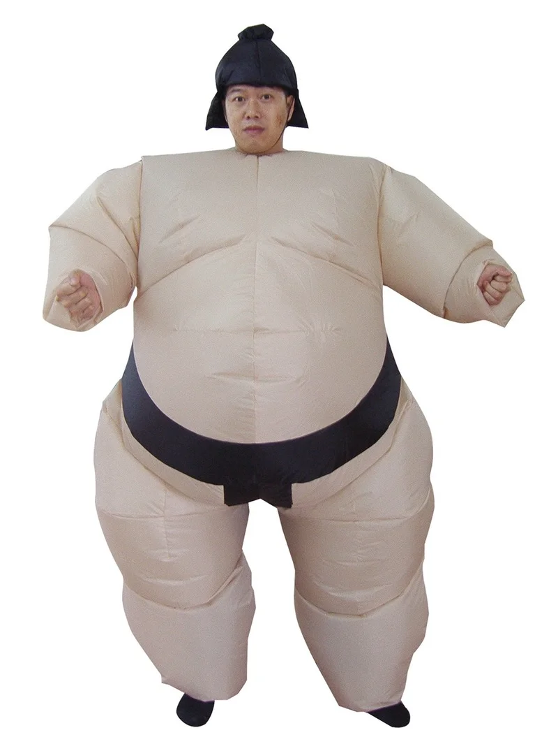 Костюм борца на Хэллоуин надувные костюмы для сумо костюм толстого человека