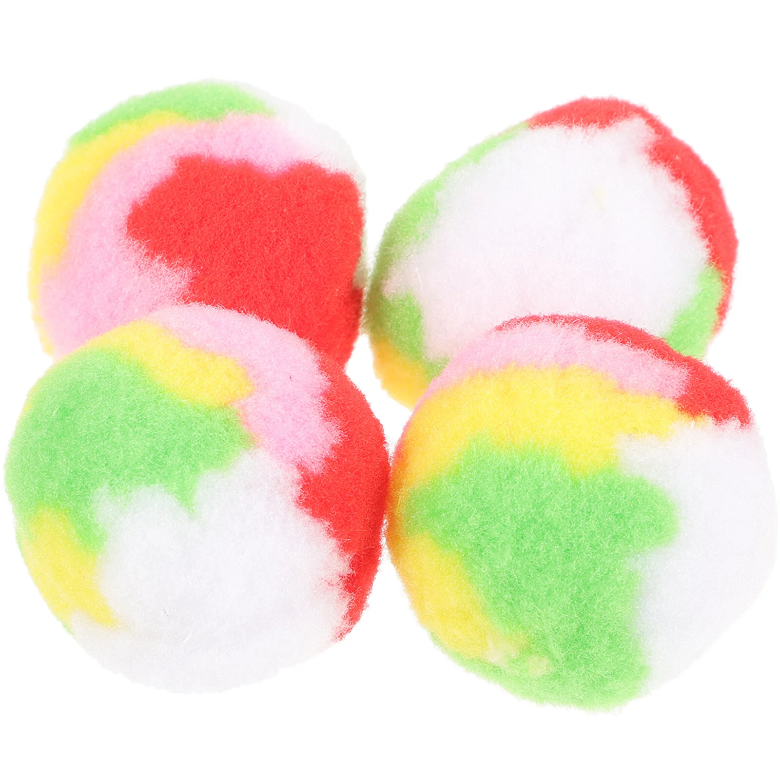 

4 Pcs Toys Cat Supplies Plush Balls Scratcher Toyss Pet Cats