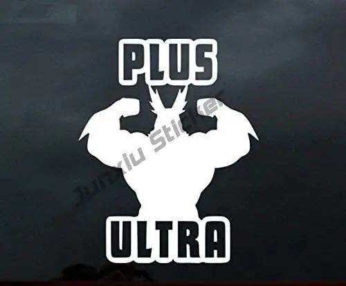 

My Hero Academia ANME Plus Ultra ALMIGHT Logo Decal Stickers Symbol Decorative DIE Cut Decal for Cars Tablets LAPTOPS Stickers