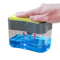 dish soap dispenser for kitchenliquid soap dispenserkitchen soap dispenser with sponge holdersponge caddysoap pump dispenser