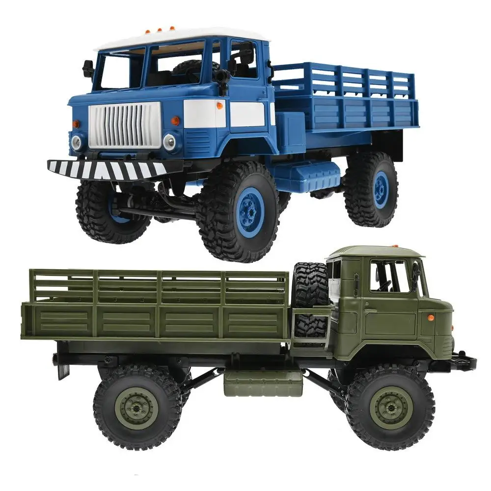 1/16 Full Scale 2.g Remote Control Car Wpl B-24 Military Truck Gaz-66v Remote Control Vehicle Toys For Boys Gifts enlarge
