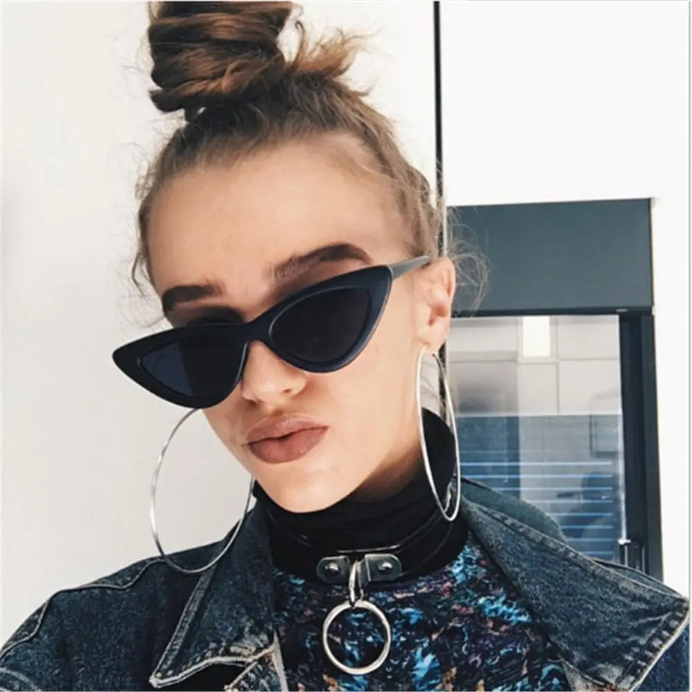 

Sexy Retro Sunglasses Women Fashion Small Triangle Sunglasses Female Shades Ladies Trending Streetwear Eyewear UV400
