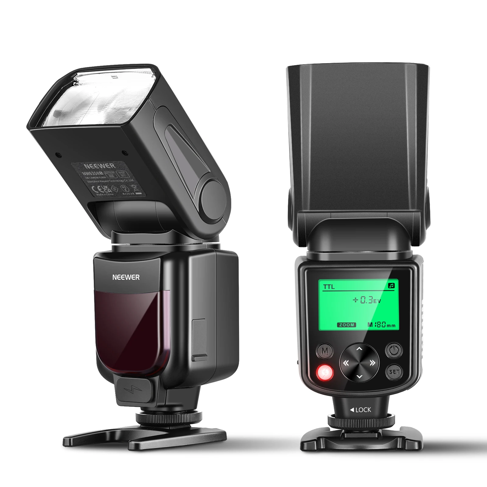 

NEEWER Upgraded NW635II-S TTL Camera Flash Speedlite With LCD Screen, Compatible With Sony A9 II A9 A7R IV A7 IV A7R III A7S III