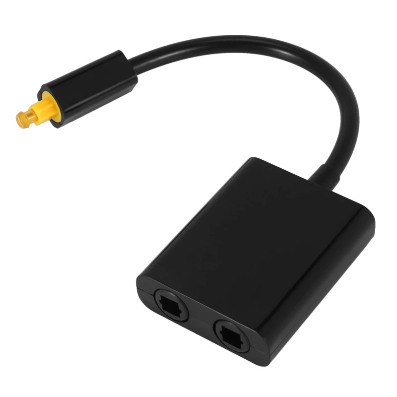 

1 In 2 Out Digital Fiber Audio Optical Splitter Cable ,Fiber Optic Adapter,Fiber Converter, Audio Adapter Cable(0.2M)